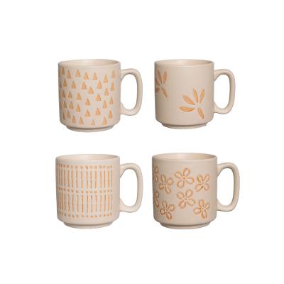 Conjunto de Canecas Capri 235ml 4 Peças Hauskraft