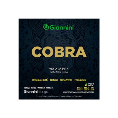 Encordoamento Viola Aço Cobre Prateado Tensão Média Giannini