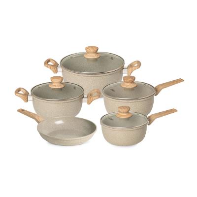 Conjunto Panelas 5 Peças Cerâmica Cinza Dust Oster