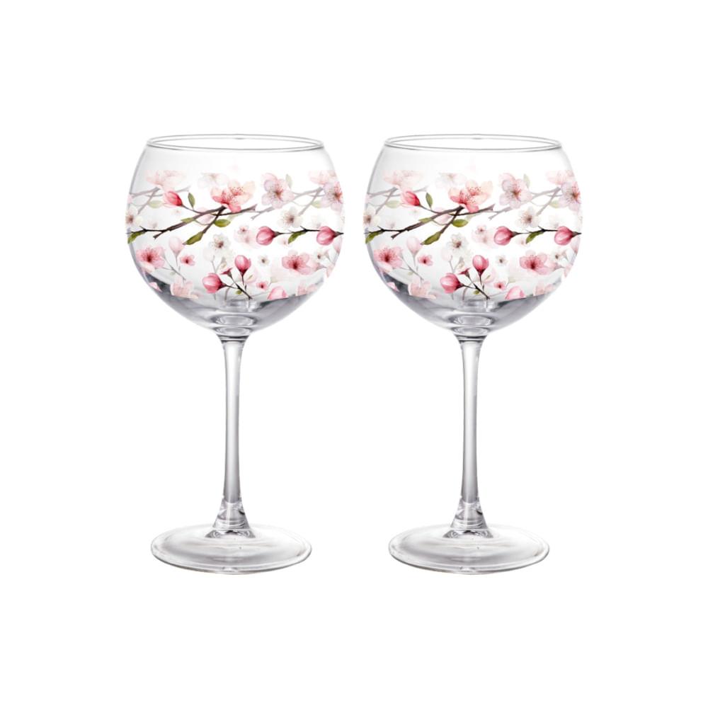 Conjunto de Taças Gin Blow Cereje 630ml 2 Peças Hauskraft - 1