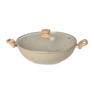 Panela Wok 7L 34CM Marble Cinza Dust Oster