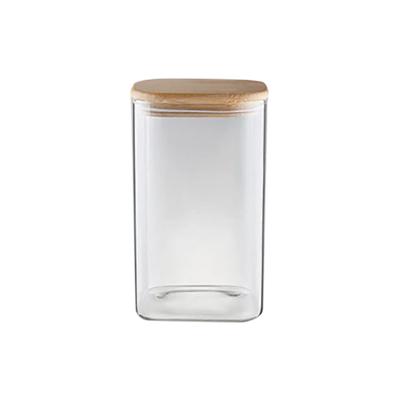 Pote Hermético Quadrado Borossilicato Hauskraft 800ml