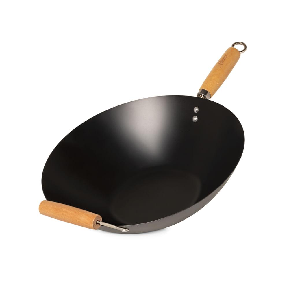 Panela Wok Oriental 34CM Aço Carbono Brayden Oster - 2
