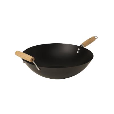 Panela Wok Oriental 34CM Aço Carbono Brayden Oster