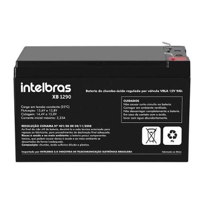 Bateria VRLA Intelbras 12V 9.0Ah XB 1290