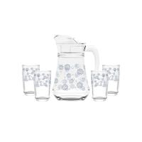 Conjunto de Jarra e Copos Vidro Círculo 4 Peças Hauskraft - 1