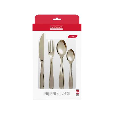 Faqueiro Hauskraft Blumenau Gd 24 Peças