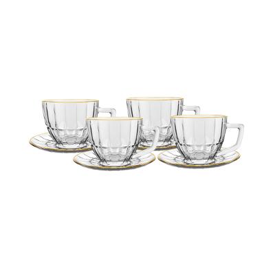 Conjunto 4 Xícaras Café Cristal Hauskraft TRBD 90ml