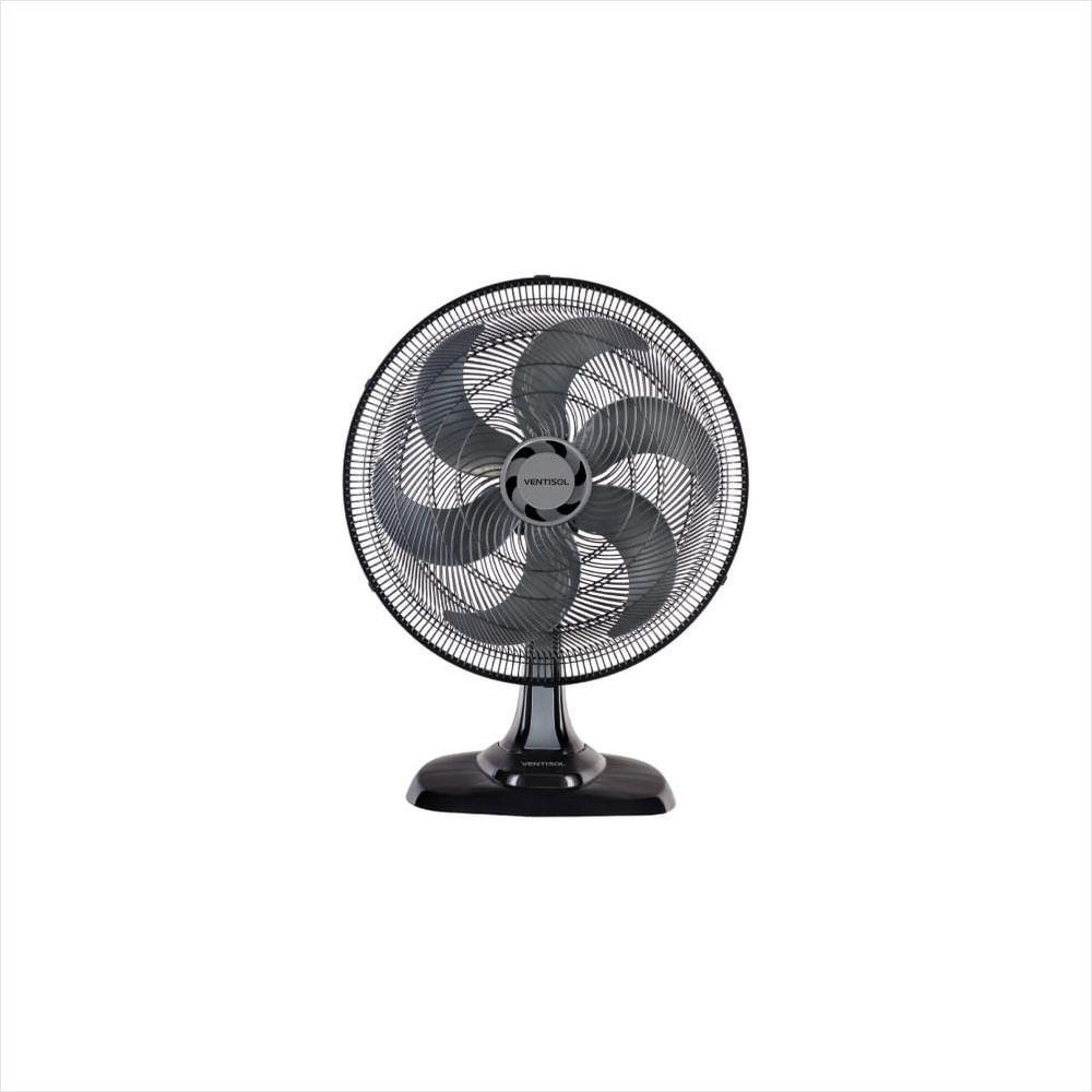 Ventilador Oscilante de Mesa Turbo 50cm Preto 220V Premium Ventisol - 1