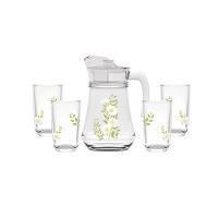 Conjunto Jarra e 4 Copos Vidro Margarida Hauskraft - 1