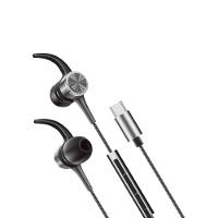 Fone de Ouvido Geonav com Fio USB-C e Microfone Preto - 3