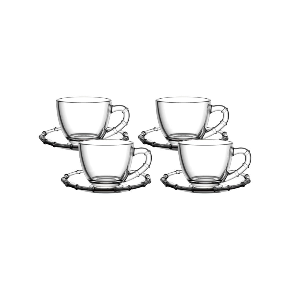 Conjunto 4 Xícaras Café Hauskraft Bamboo 100ml - 1