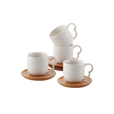 Conjunto 4 Xícaras Chá Oasis Branca Hauskraft 190ml