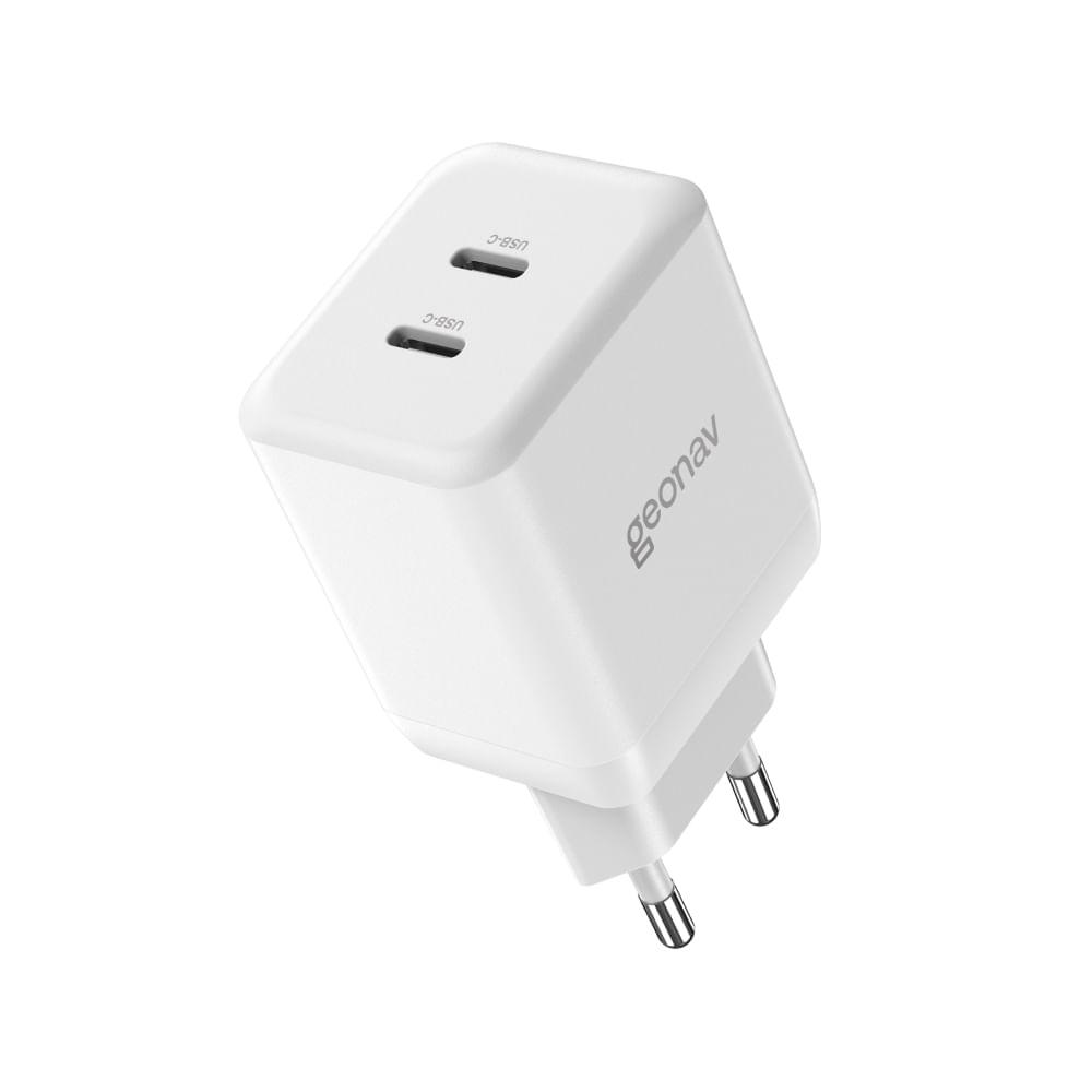 Carregador Geonav GaN Turbo 35W com 2 Portas USB-C - 2