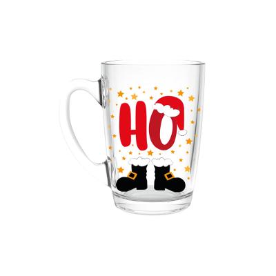 Caneca Vidro Noel Hauskraft 320ml para Micro-ondas