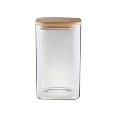 Pote Hermético Quadrado Boro Lieg 1,2L Hauskraft