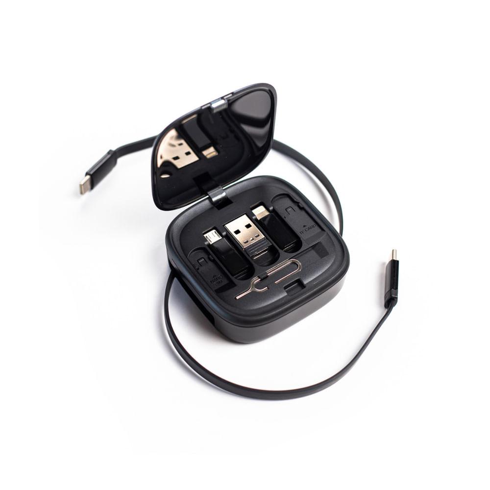 Kit Multicabos WB 6 em 1: USB-C Micro USB e Lightning - 1