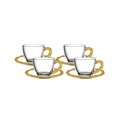 Conjunto 4 Xícaras Café Boro Bambu Hauskraft 100ml