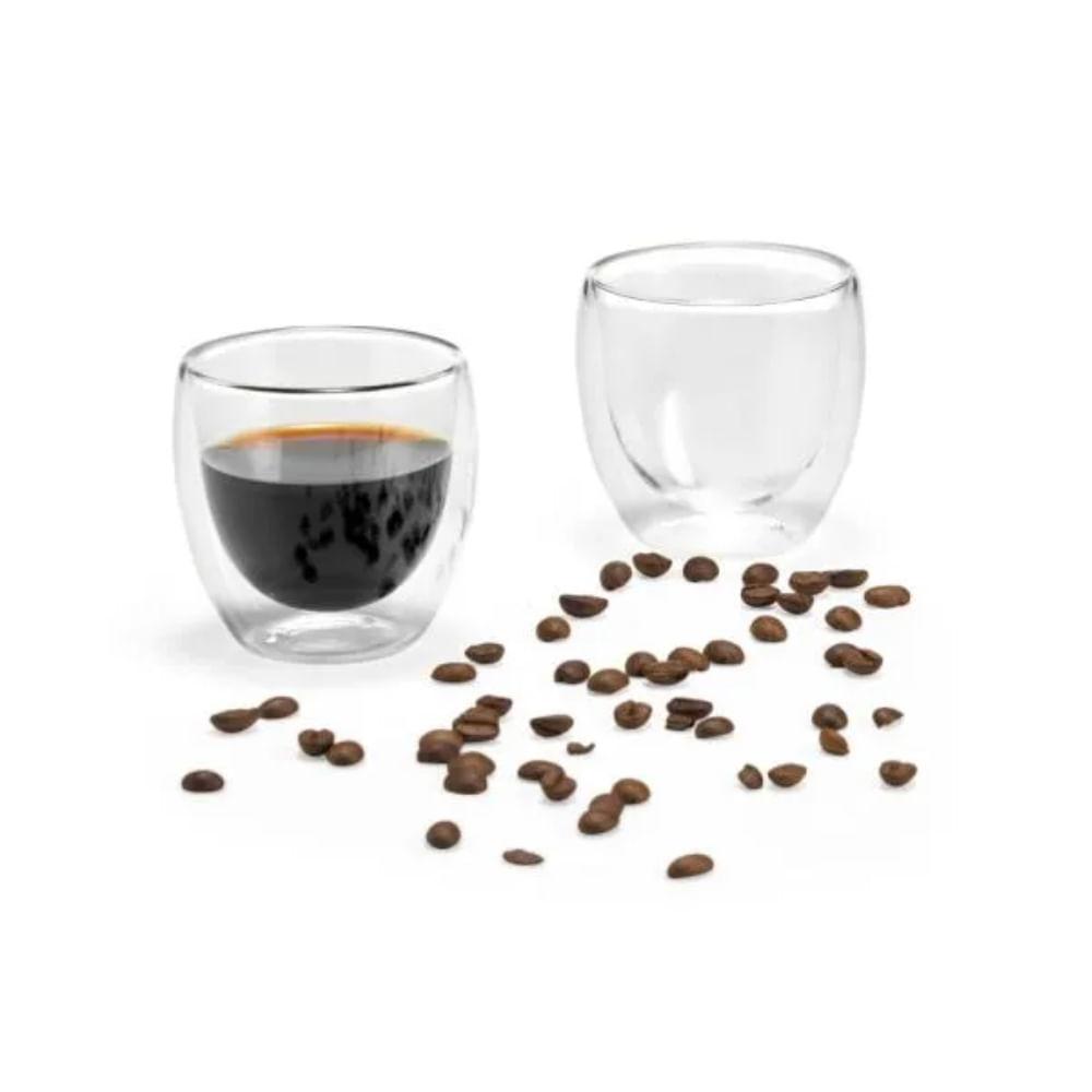 Conjunto  De Copos Com Parede Dupla - 2 Peças - 2