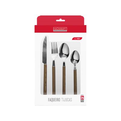 Faqueiro Tijucas Hauskraft 24 Peças para Mesa