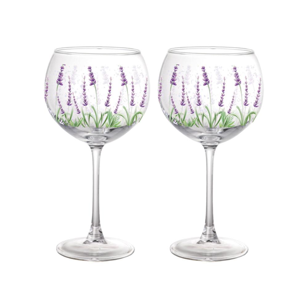 Taça Gin Blow Hauskraft Lavanda 630ml 2 Peças - 1