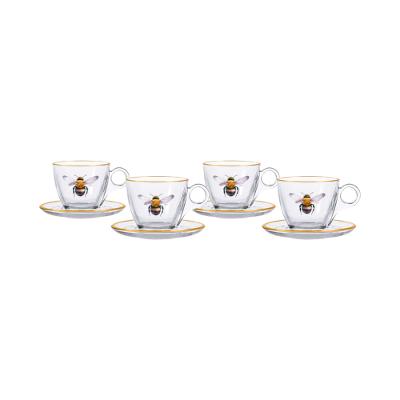 Conjunto 4 Xícaras Chá Honeybee Hauskraft 170ml