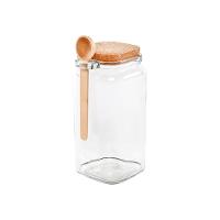 Pote de Vidro Muria com Colher 1,2L Hauskraft - 1