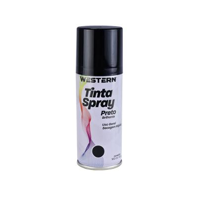 Tinta Spray Uso Geral Western Preta 100ml