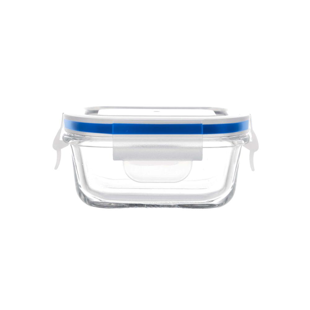 Pote Hermético Retangular Hauskraft Vidro Boro 120ml - 1