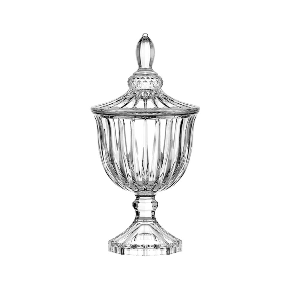 Potiche Decorativo Vidro Meli Hauskraft 24,5cm - 1