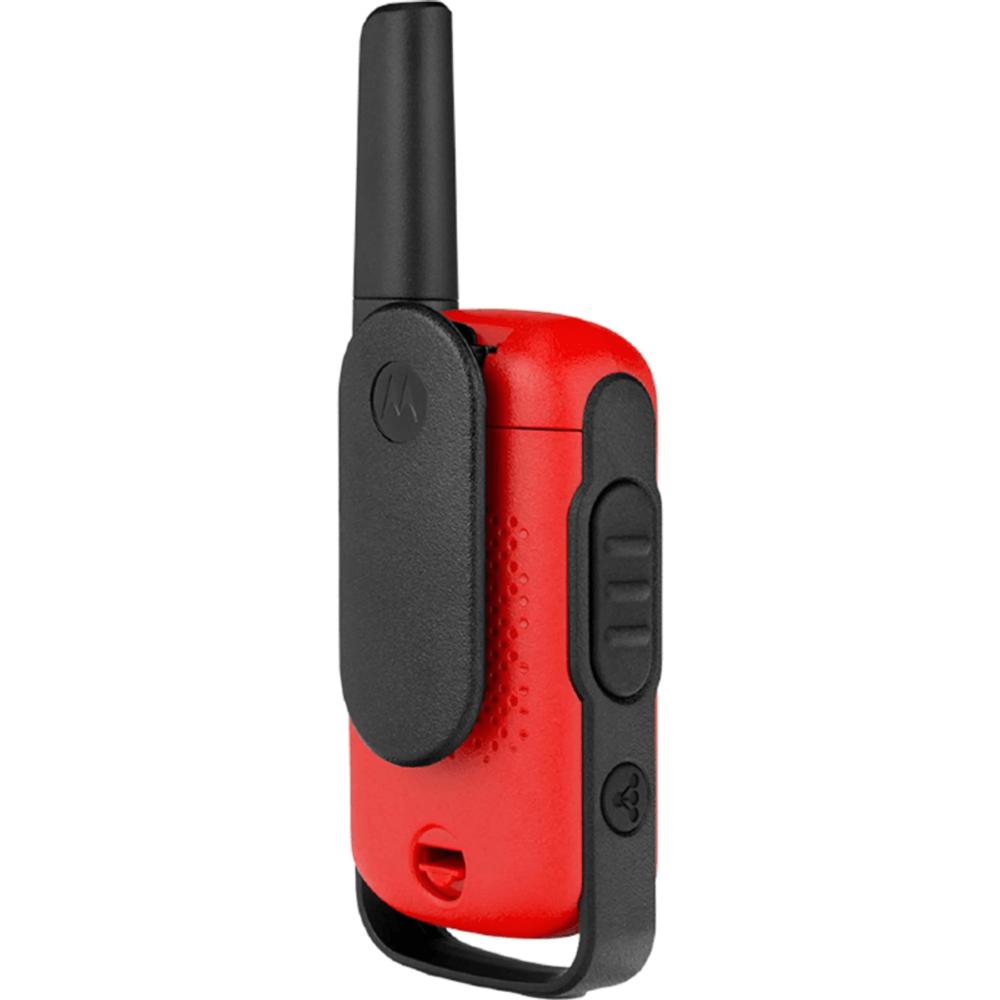 Rádio Comunicador Motorola Talkabout T110BR 25km Vermelho - 4