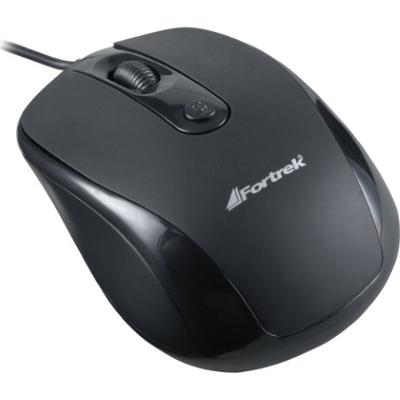 Mouse USB 1600dpi OM-103BK Preto FORTREK
