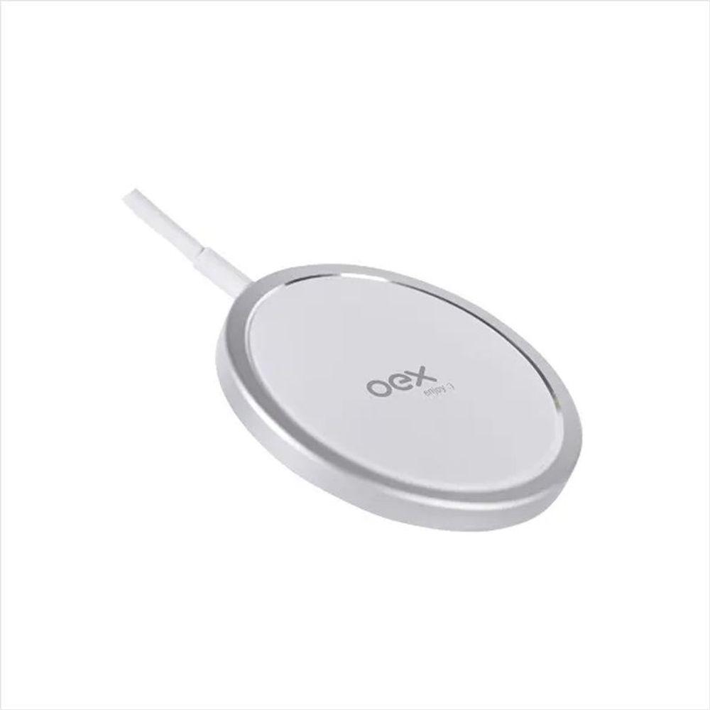 Carregador Wireless para Smartphone CW101 Branco Oex Enjoy - 2