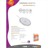 Carregador Wireless para Smartphone CW101 Branco Oex Enjoy