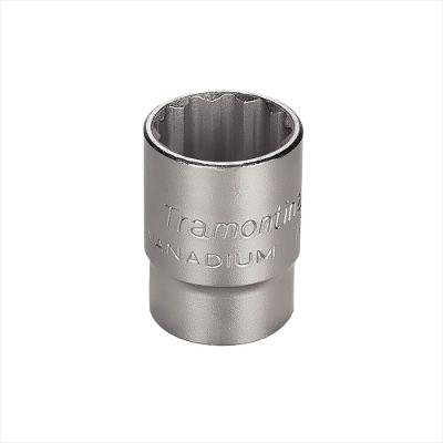 Soquete Estriado em Aço Cromo Vanádio 23 mm - Encaixe 1/2 Tramontina Pro