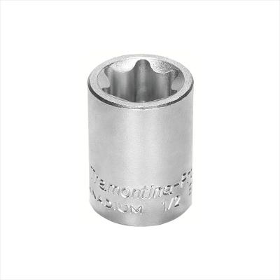 Soquete Trafix Fêmea em Aço Cromo Vanádio E10 - Encaixe 1/2 Tramontina Pro