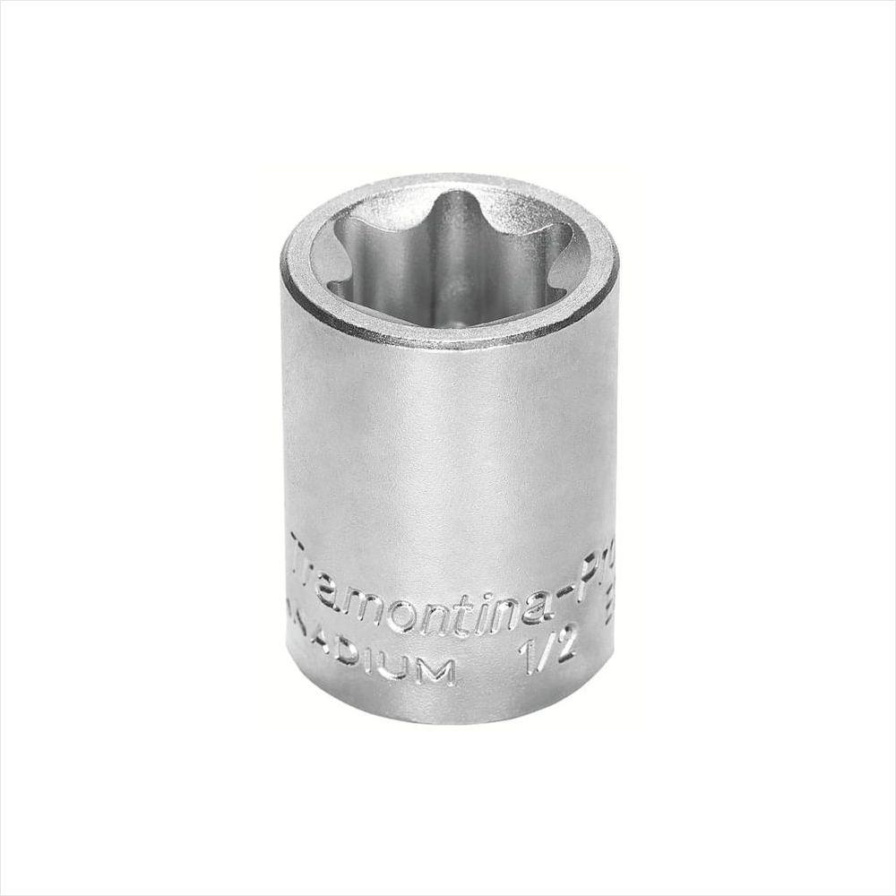 Soquete Trafix Fêmea em Aço Cromo Vanádio E12 - Encaixe 1/2 Tramontina Pro - 1