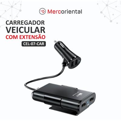 Carregador Veicular 15W USB USB-C Universal OEM