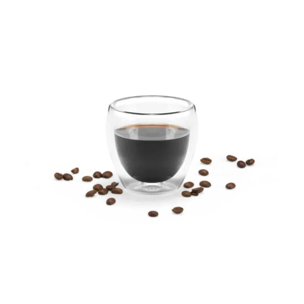 Copo Em Vidro Parede Dupla - 250 Ml - 2