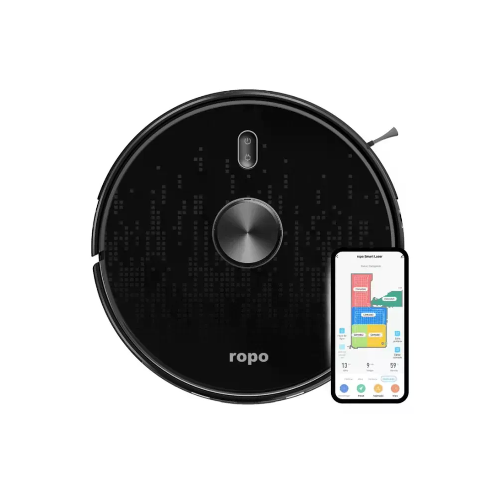 Robô Aspirador Ropo Smart Laser + Estação de recarga autolimpante 220V - 1