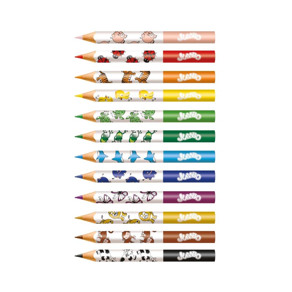 Ecolápis Jumbo Triangular Com Apto 12 Cores Faber-Castell - 2