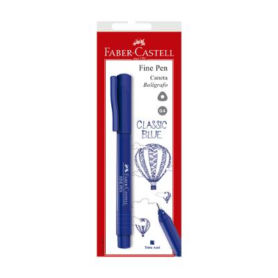 Caneta Fine Pen - Azul Faber-Castell