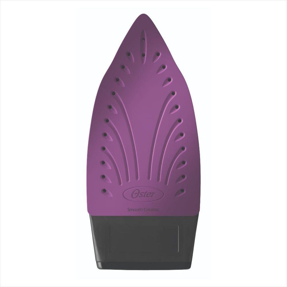 Ferro a Vapor Cerâmica Preto e Roxo 220V Oster - 3