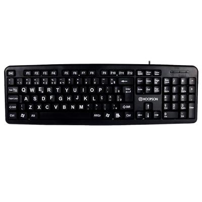 Teclado Standard Home Office Teclas Grandes Hoopson TPC-058G