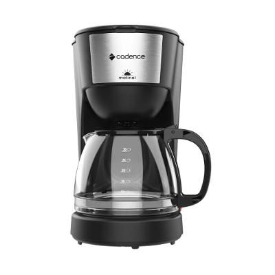 Cafeteira Cadence Preta com Inox 220V