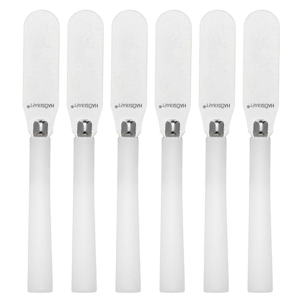 Espatula Inox Branco Jogo 6 Peças Hauskraft - 1