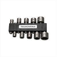 Jogo Ponteiras Tipo Soquete 10 Peças Tramontina - 1