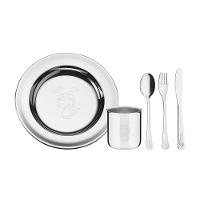 Kit Infantil Tramontina para Refeição Inox 5 Peças - 1