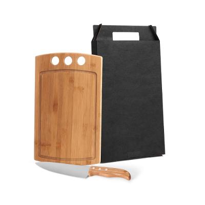 Conjunto Para Churrasco Em Bambu/Inox California - 2 Pçs Welf