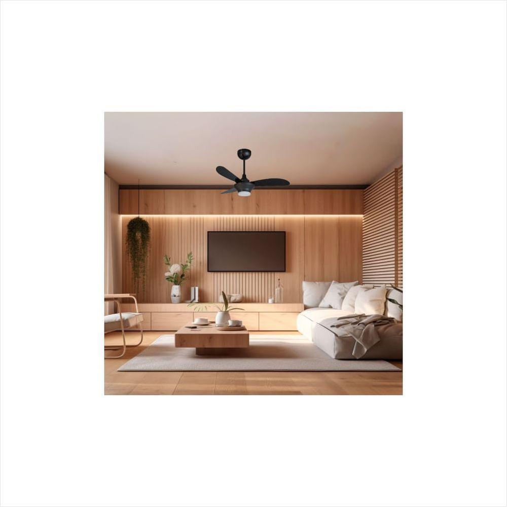 Ventilador de Teto Mistral Led 18W Preto Inverter Bivolt Ventisol - 3